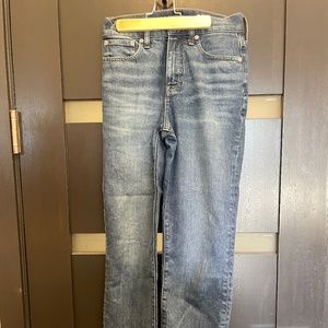 Sz 25 JCrew Straight Leg High Rise Jeans